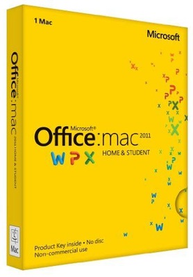 Office 2011 Home and Student 1PC MAC PKC PL