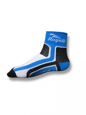 Skarpetki rowerowe Rogelli Cycling Socks Coolmax | BLUE/BLACK/WHITE Rozmia