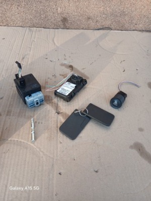 Замок зажигания карта считыватель ключ комплект renault megane 2 фото №1