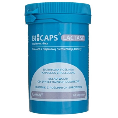 Formeds Bicaps Lactase Laktaza Inulina 60 kapsułek