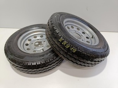 WHEELS 5X140 14C 2 PCS. TRAILER CAR TRAILER CAMPING NEW (E8919)  