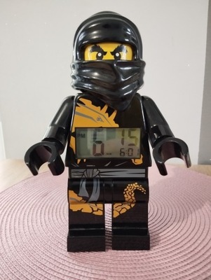 Lego Ninjago Figurka Duża Budzik Zegar super COLE