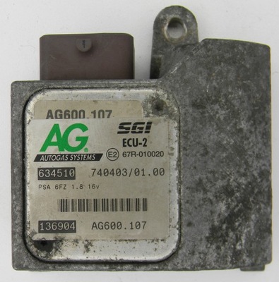 AG SGI 600.107 AUTOGAS SYSTEMS UNIDAD DE CONTROL LPG  