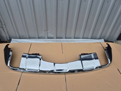 Mercedes ml w164 05- диффузор задний хром a1648856825 фото №1