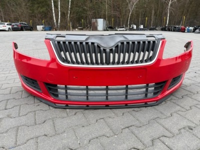 Бампер перед передний skoda fabia ii lift фото №1
