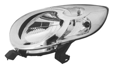 Citroen c1 лампа передняя фара электрический le фото №1