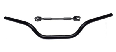 VOLANTE MOTOCICLETA CROSS ENDURO ATV OFFROAD 22 MM NEGRA 70 CM  