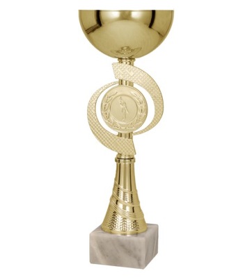 Puchar metalowy złoty ROTANA 24cm