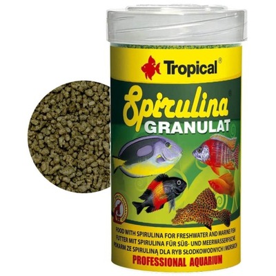 Tropical SPIRULINA GRANULAT 100ml pokarm dla ryb