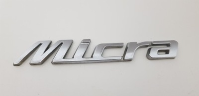 NISSAN MICRA K11 908951F500 EMBLEMA DE TAPA PARTE TRASERA  