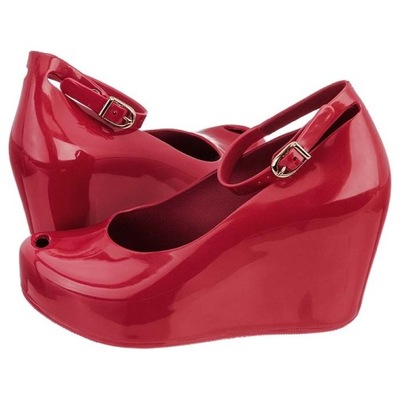 MEL BY MELISSA TOFFEE APPLE SP WEDGE RED 39/8USA