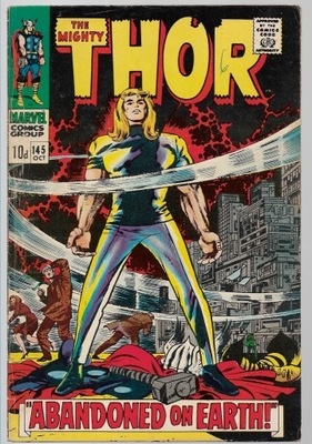 Marvel Mighty Thor Komiks 145/1967 j.ang WOW !