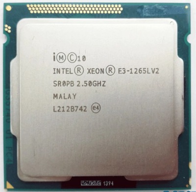Procesor Intel Xeon E3-1265LV2 2,5 GHz 8 MB L3