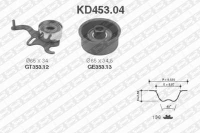 КОМПЛЕКТНЫЙ ГРМ SNR KD453.04 KD45304