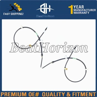 a pair Rear Brake Cable Handbrake Pull Line for Mitsubishi Pajero Mo~35986