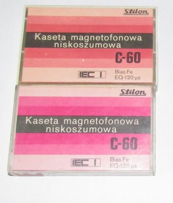 Kaseta magnetofonowa Stilon C60 niskoszumowa ZWCH Gorzów