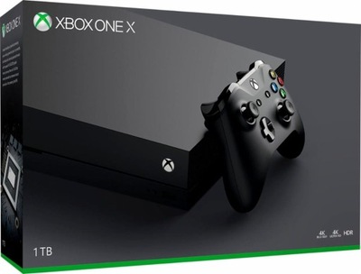 Konsola Xbox One X 1TB pad (używ.) BIAŁY