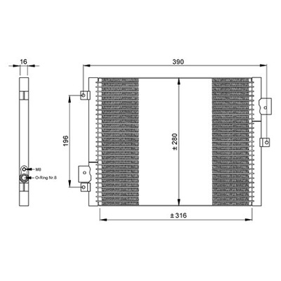 Радіатор кондиціонера фото №1