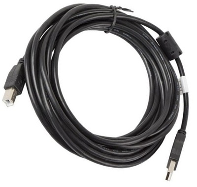 długi kabel USB 2.0 A-B 5m ferryt drukarkowy