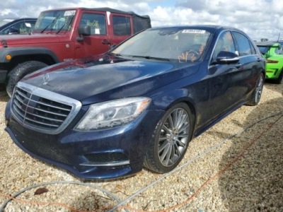 Mercedes s w222 550 4.6l v8 2014 кузов dokumenty чверть фото №1