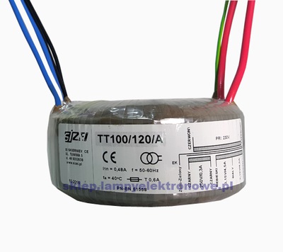 TT100/120/A Transformator sieciowy toroidalny Audio Sizei
