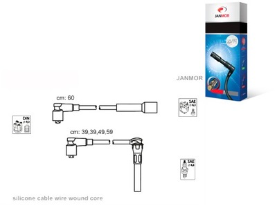 Дроти запалювання kpl. janmor фото №1