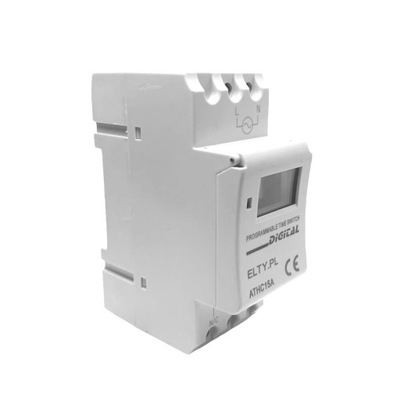 Programator Czasowy włącznik czasowy na szynę Programator THC15A Timer
