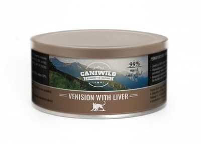 Caniwild Venision with Liver 99% 300g z wieczkiem