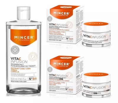 Mincer Pharma Vita C Inf Krem 602 i 601 Micel 611