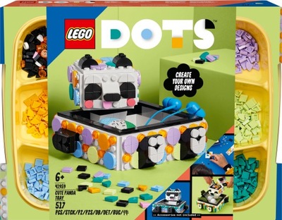 LEGO Dots - Pojemnik z uroczą pandą 41959