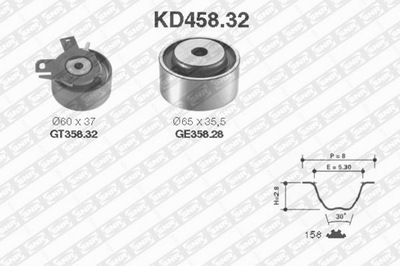 SNR KD458.32 SNR ГРМ КОМПЛЕКТ. Z РЕМЕНЕМ