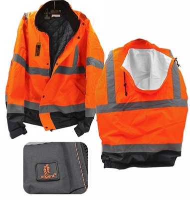 KURTKA ODBLASKOWA HSVBOMBER URGENT ORANGE ROZ. L