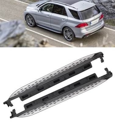 Пороги пороговые mercedes gle w166 2015-2018 фото №1