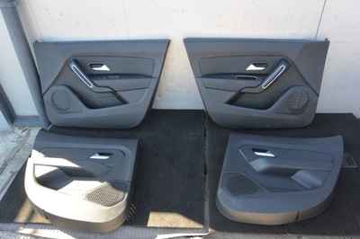 Dacia duster ii 17- обшивки обивка дверь левая правая перед задняя kpl фото №1