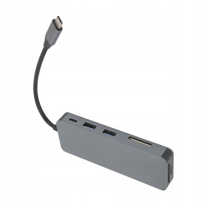 Wielofunkcyjny koncentrator USB C 8 portów Slim