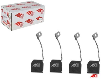 Щетка угольная, стартер as-pl rx58 фото №1