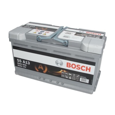 BATERÍA BOSCH AGM 95AH 850A P+  