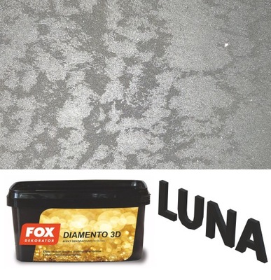 FOX DEKORATOR FARBA DIAMENTO 3D EFEKT LUNA 1L