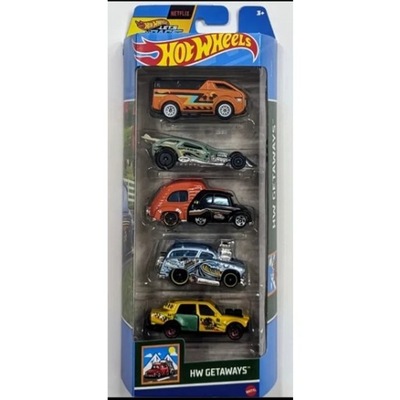 Autá Hot wheels HW Getaways 5 ks 5 pak