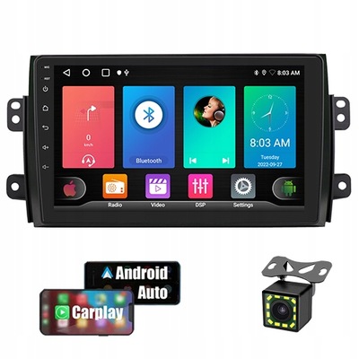 RADIO GPS ANDROID SUZUKI SX4 FIAT SEDICI 6/128GB  