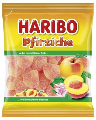 Z NIEMIEC Haribo Pfirsiche Żelki 175 g