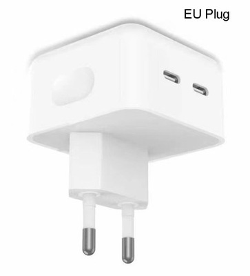 EU US UK Plug 40W Super szybkie ładowanie PD podwó