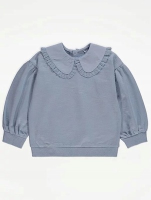 Bluza bluzka z KOŁNIERZYKIEM 86-92 cm 18-24 m-ce