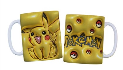 KUBEK POKEMON POKEMONY PIKACHU WZÓR 3D P283