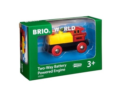 Brio Żółto-Czerwony Parowóz 63359400 NA BATERIE