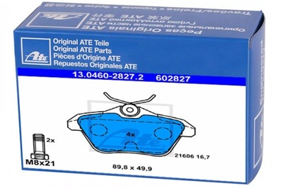 Тормозные колодки тормозные ate 71712910 9945775 9950821 9946 фото №1