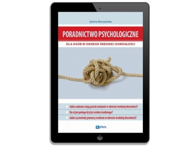 PORADNICTWO PSYCHOLOGICZNE DLA OSÓB W OKR.. EBOOK