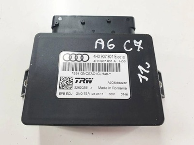 AUDI A6 C7 2011 CONTROL UNIT BRAKES MANUAL  