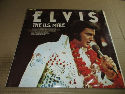 ELVIS PRESLEY THE U.S. MALE LP 1975 UK