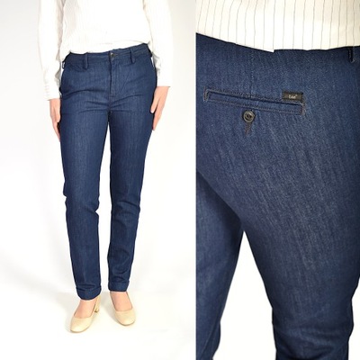 LEE SLIM CHINO JEANSY DAMSKIE W24 L31